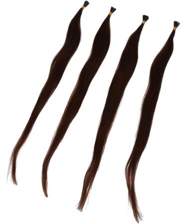200S 22 inch Keratin -Bonded Stick I Tip Hair Extensions 04 (Size: 22 Inch Color: Medium Brown) - Buy Online on GoSupps.com