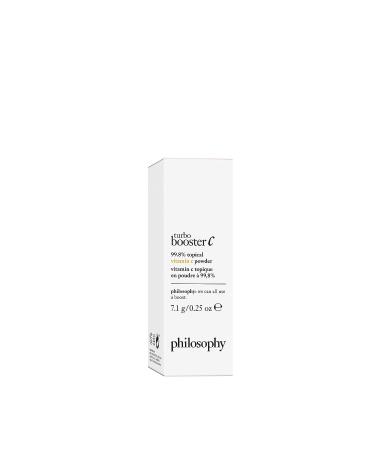 philosophy Turbo Booster C 99.8% Vitamin C Powder - 0.25 Oz - Buy Online on GoSupps.com