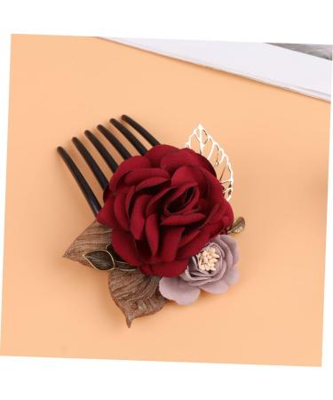 DOITOOL Wedding Hair Comb Womens Hair Accessories Goody Hair Clips for Women Bridal Hair Rhinestone Headpiece Hair Combs for Women Flower Hair Clips for Women Bride Rhinestones Hair Fork - Buy Online on GoSupps.com