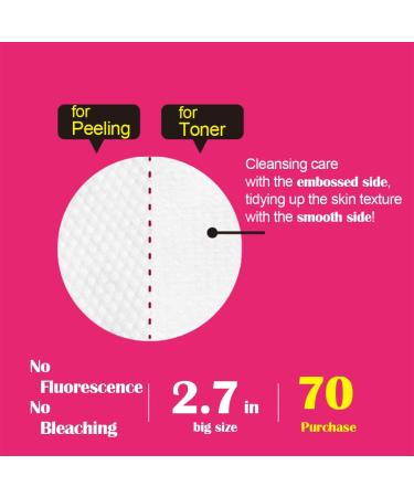 Buy Peeling Jumbo Pads 70 Purifying Cleansing Pads for Pore Care & Makeup Removal | Free Shipping Worldwide - Buy Online on GoSupps.com