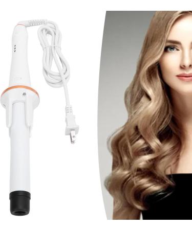 Automatic Curling Iron 1 Inch Ionic Hair Curler Self Rotating Curling Iron with Long Barrel for Waves and Curls Anti Tangle Rotating Curling Wand for Hair Styling White - Buy Online on GoSupps.com