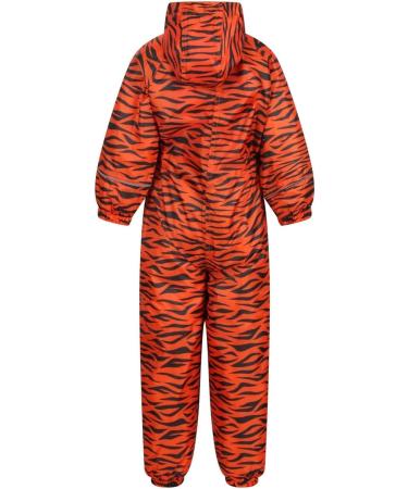 Regatta Kids Print Splat 2 Snowsuit - 3 Years - Blaze Orange Tiger - Buy Online on GoSupps.com