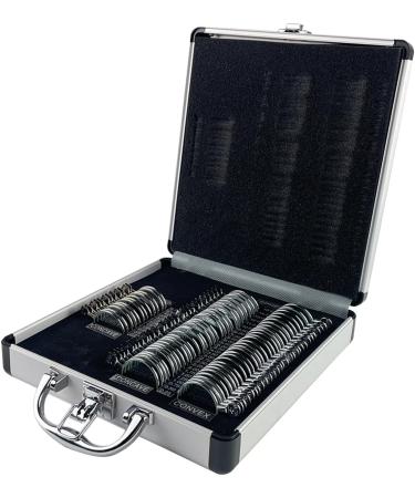 Yancheng Loudly Trial Lens Set Professional Optometry Trial Lens Set 68 Pieces with Metal Rims and Aluminum Case - Buy Online on GoSupps.com