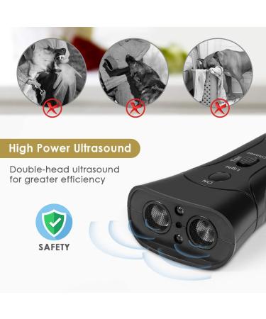 Kuckee Anti Barking Device Dog Barking Deterrent Device Anti Barking Device for Dogs Indoor 33 FT Ultrasonic Handheld Dog Barking Control Device Dog Training Tool Anti Bark Stopper - Buy Online on GoSupps.com