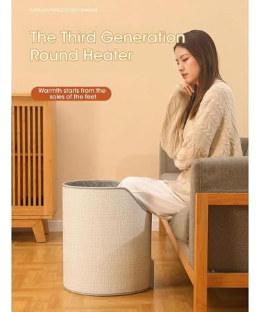 TyatoCepy Portable Electrical Foot Heater with Digital Display | Adjustable Thermostat | Foldable Foot Warmer for Home & Office | EU Connector - Buy Online on GoSupps.com