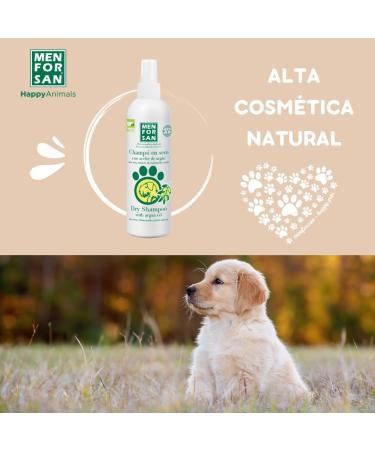 MENFORSAN Argan Oil Dry Shampoo for Dogs - 250ml | Gentle & Effective Dog Grooming Solution | Shop Internationally - Buy Online on GoSupps.com