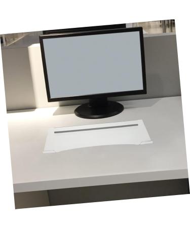 Osaladi Acrylic Keyboard Riser Stand - Anti-Slip Gaming & PC Storage - 43x14cm Inclined Design - Buy Online on GoSupps.com