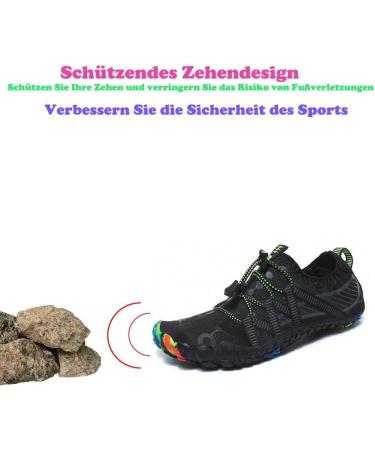 Maxome Children's Water Shoes Aqua Socks for Toddlers Boys & Girls Quick-Dry Surf & Beach Footwear Size 30 EU Black - Buy Online on GoSupps.com