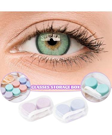 WAITLOVER Cosmetic Contact Lens Box & Case - Travel Kit for Eyes - Random Color Holder Accessories - Buy Online on GoSupps.com