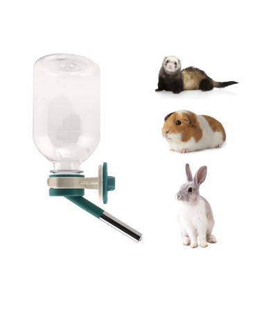 Choco Nose Patented No-Drip Water Bottle/Feeder for Guinea Pigs/Hamsters/Bunnies/Ferrets/Hedgehogs/SugarGliders/Rats/Mice/Critters/Small Animals - For Pet Cages, Crates or Wall Mount. 11.2 oz. Nozzle 10mm Emerald Green Guinea Pigs-Bunnies-Ferrets