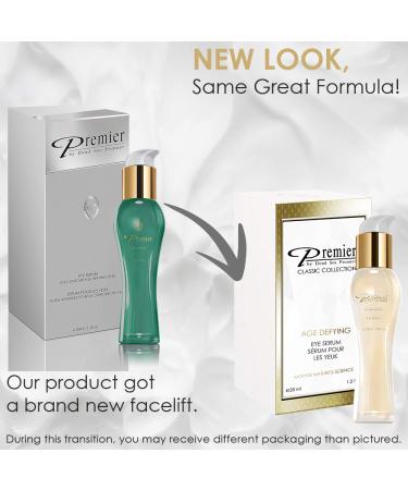 Premier Dead Sea Classic Collection Age-Defying Eye Serum 1.2 fl. oz - Minimizes Wrinkles, Dark Circles, and Sagging Skin - Hypoallergenic Formula - Reduces Bags - Buy Online on GoSupps.com