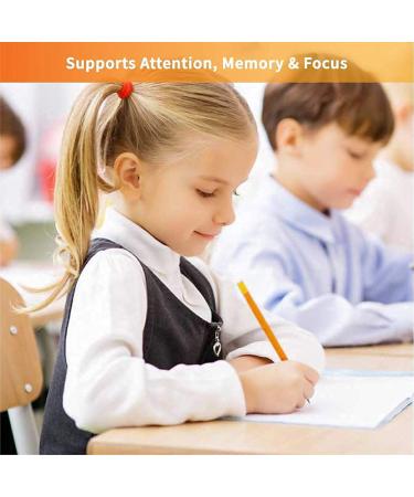 Kids Nutritional Brain Supplement | Memory, Focus, Calmness | Omega Fish Oil, DHA, Vitamin C, Turmeric, Resveratrol | Supports Brain, Immune, Vision, Heart Health | Liquid Squeeze Pouch (1 Box) - Buy Online on GoSupps.com