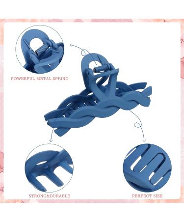 XINRUI 12 Pcs Large Claw Clips Variety Pack for Women - 4.4 Inch Hair Clips Banana Clips Matte Jaw Clip 90's French Design Barrettes Accessories for Women Girls - Buy Online on GoSupps.com