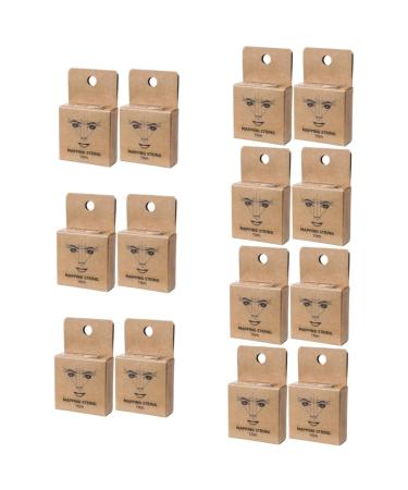 Ipetboom 14 Pcs Ink Pattern Embroidery Thread Ruler Survey Ruler