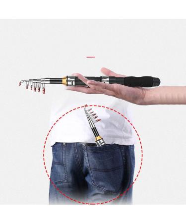 Mini Pocket Fishing Rod for Beginners - 1.5M Pen Fishing Rod for Sea & Freshwater Fishing - Buy Online on GoSupps.com
