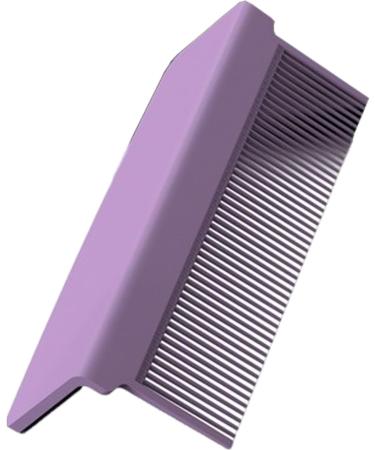 Hair straightener comb hair straightener hair straightener hair comb with clip professional smooth tool Purple - Buy Online on GoSupps.com