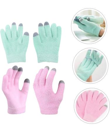 Healeved 2pairs Gel Touch Screen Gloves Screen Touch Gloves Gloves Full Finger Mobile Finger Sleeve Bath Gloves Moisturizing Gloves Gels Hand Cover Australia Cosmetic Yarn - Buy Online on GoSupps.com