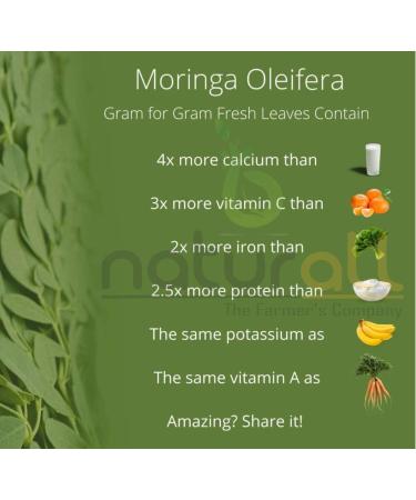 CROW Pack of 2 Tulsi Powder Moringa Powder (500 GM Each) Combo Pack 1 KG by B Naturall - Buy Online on GoSupps.com