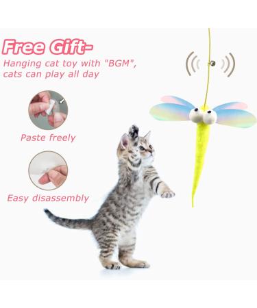 Interactive Cat Toy Evedon  USB Rechargeable Cat Toys for Indoor Cats with 3 Modes and 5 Adjustable Patterns Stainless Steel Shell Lazer Toy Class 1 Teaser Wand for Puppy Kitten - Buy Online on GoSupps.com