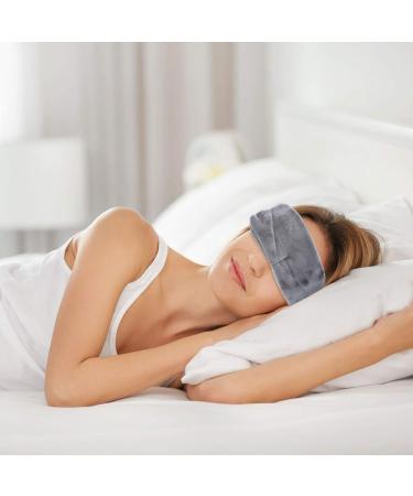 Travel Set - Cotton Blackout Eye Cover Comfortable Adjustable Blindfold & Earbuds for Sleep - Perfect for Airplane Men Women & Kids - Buy Online on GoSupps.com