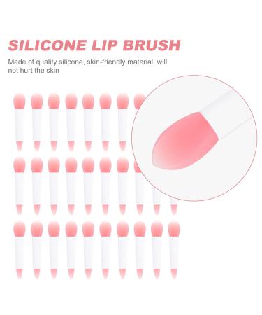FOMIYES 30pcs Lip & Eyeshadow Brush Set - Versatile Lip Balm & Gloss Applicators with Cover - Perfect Makeup Tools in Pink - Buy Online on GoSupps.com