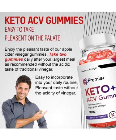 Premier Keto Gummies - Premier Keto + ACV Gummies (2 Pack 120 Gummies) - Buy Online on GoSupps.com