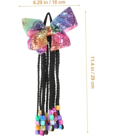 CORHAD Ponytail Beads and Dreadlocks Women Braided Hair Extensions Braiding Hair Braids Hair Extension Bowknot Beaded Ponytail Hair Extensions Ponytail Synthetic Hairpiece Braided Wig 29.00X16.00X5.00CM As Shown 03 - Buy Online on GoSupps.com