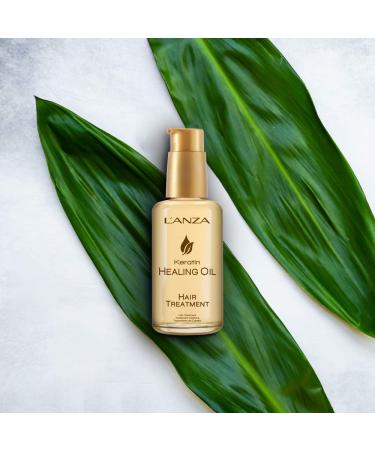 L'ANZA Keratin Healing Oil Hair Treatment 0.34 Fl Oz - Nourishing Hair Repair Solution - Buy Online on GoSupps.com
