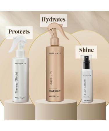 MOEHAIR Leave-in Conditioner Heat Protection Spray & Frizz Ease Serum | Sulfate & Paraben Free - International Shipping Available - Buy Online on GoSupps.com
