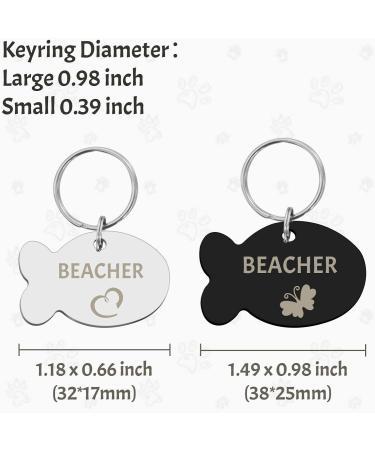 Personalized Camal Dog Tags - Engraved Stainless Steel Pet Badges for Dogs & Cats | Custom Shapes: Bones Hearts Fish & More - Buy Online on GoSupps.com