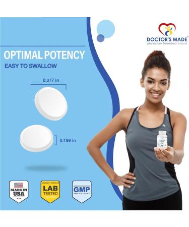 Doctor's Made Potassium Iodide 130 mg - Thyroid Supplements (2 Pack, 120 Tablets) - Kosher - Exp Date 04/2025 - Buy Online on GoSupps.com