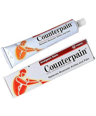 Counterpain HOT Cr me 120g - Baume Chauffant pour Massage - Soulagement Musculaire & Articulaire - Sensation de Chaleur Apaisante