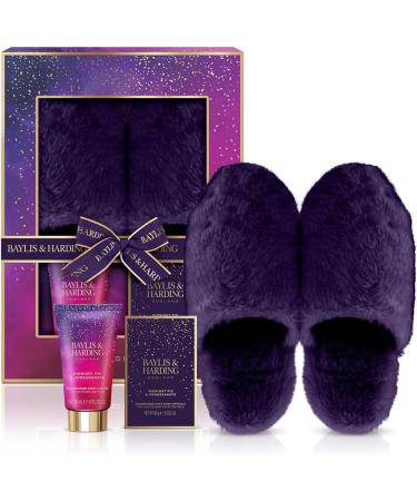 Baylis & Harding Midnight Fig & Pomegranate Luxury Slipper Gift Set - Vegan Friendly - Buy Online on GoSupps.com