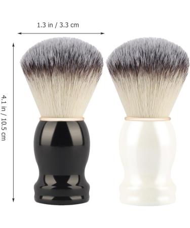 8 STK Manual Razor & Brush Set for Beard Care - Shave Accessories for Men | Brazil Fiber Hairbrush | 4 Pieces - Ideal for Salon & Home Use - Buy Online on GoSupps.com