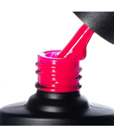 THE EDGE Gel Nail Polish 8ml - The Bright Pink - UV/LED Manicure/Pedicure for Salon & Home Use Highly Pigmented/Long Lasting/2-Coat Coverage - Buy Online on GoSupps.com