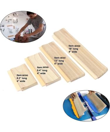 INTBUYING Screen Printing Squeegee - 6.3 Wooden Handle with Rubber Blade - Buy Online on GoSupps.com