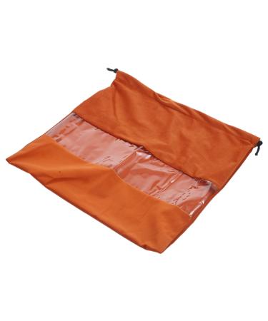 Beatifufu Hair Dryer Storage Bag Makeup Bag for Travel Hair Dryer Carrying Bags Hair Dryer Carrier Bags Curls 32x28x0.6cm Coffee