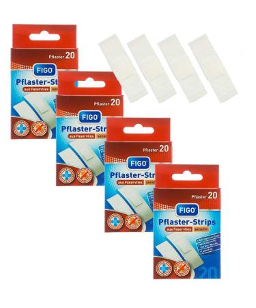 varivendo notepad + Figo plaster strips sensitive (80 plasters + notepad) 81-piece set
