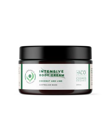 Organic Formulations Intensive Body Cream with Coconut and Lime 200mL