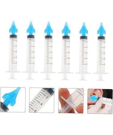 NOLITOY 6pcs Ear Wax Flusher Tool for Ear Cleaning Includes Precision Nozzle for Safe Wax Removal Flared Design Prevents Over-Insertion - Buy Online on GoSupps.com