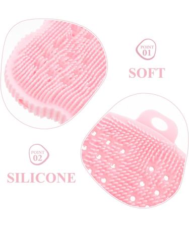 SOLUSTRE Silicone Body Scrubbing Pad | Shower Brush for Body & Face | Non-Scratch Kitchen Scrubber | Multipurpose Cleaning Tool - Buy Online on GoSupps.com