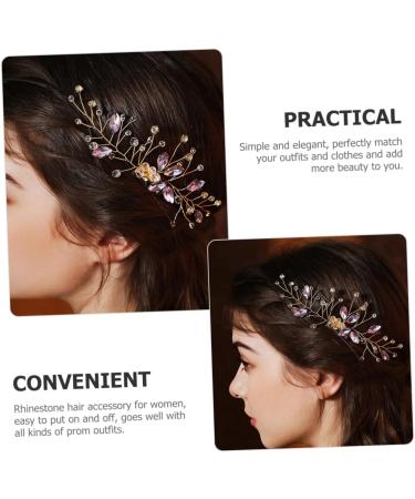 DOITOOL New Chinese style rhinestones wedding hair accessories for brides headband child Xiuhe clothing bridal hair accessories hair comb bride hair wedding hair combs for - Buy Online on GoSupps.com