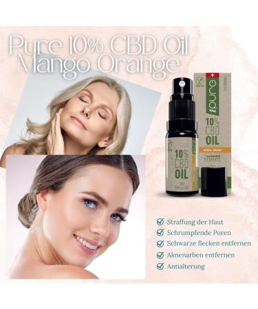 Pure Production AG Pure 10 CBD Oil Mango Orange - Buy Online on GoSupps.com