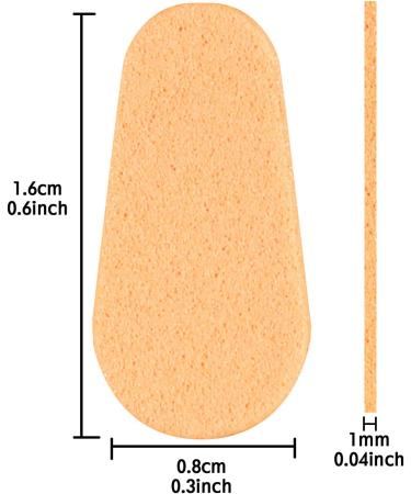 Gejoy 45 Pairs Soft Foam Self-Adhesive Nose Pads for Glasses - Anti-Slip Thin Nosepads for Eyeglasses and Sunglasses (Skin/Nude Color) - Buy Online on GoSupps.com