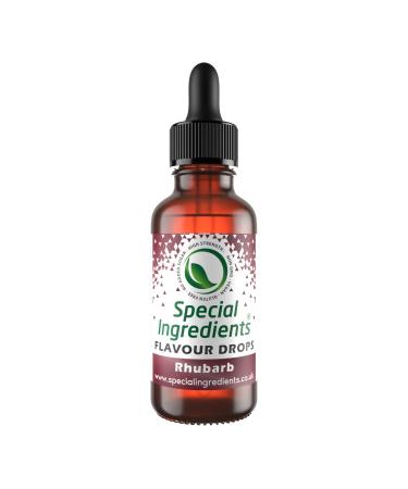 Special Ingredients Rhubarb Flavour Drop 30ml Highly Concentrated Versatile Flavouring - Vegan Non GMO Gluten Free Rhubarb 30ml
