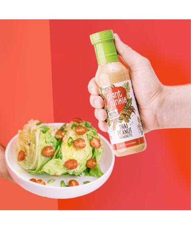 Plant Junkie Thai Peanut Vinaigrette Dressing - 12 Fl Oz - Buy Online on GoSupps.com