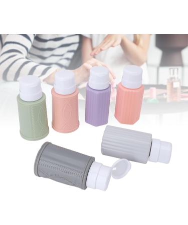 Pongnas Polish Dispenser Pump Reusable Nail Art Dispenser Pump Bottle with Sealed Lid Pushdown Pump Dispenser for Maintaining Beautiful Nails 220ML - Buy Online on GoSupps.com