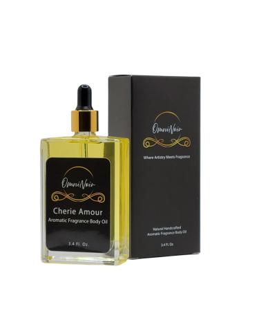 OmniNoir Cherie Amour - Parfum Body Oil - 3.4 oz (100ml) - Comparison with Miss Cherie Womens Luxury Perfume