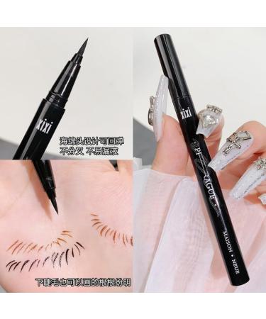  HSYTEK HSYTEK Professional Eyeliner Waterproof felt-tip pen for defined lines and flawless application Deep Black - Buy Online on GoSupps.com
