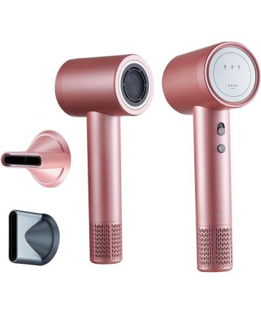 Buy Lonic Hair Dryer - 1600W 110 000 RPM Brushless Motor Low Noise with Magnetic Diffuser - Fast Drying & Hair Care in Pink - Buy Online on GoSupps.com